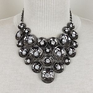 Hematite & Crystal Cache Necklace